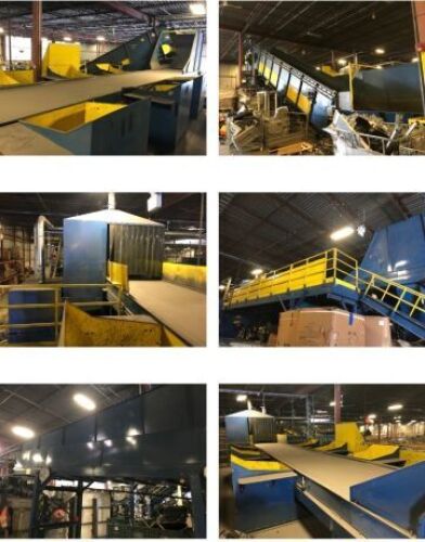 6 Station Used Hustler Elevated Sorting Line/system